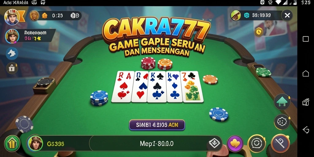 Screenshot gameplay CAKRA777 dengan tampilan menarik.
