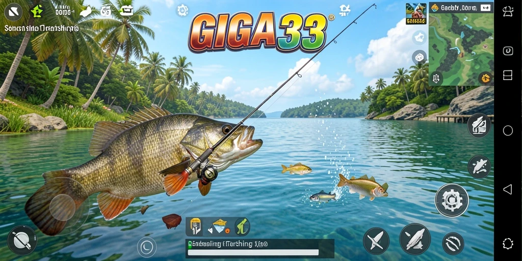Tangkapan ikan yang realistis dalam gameplay GIGA33.