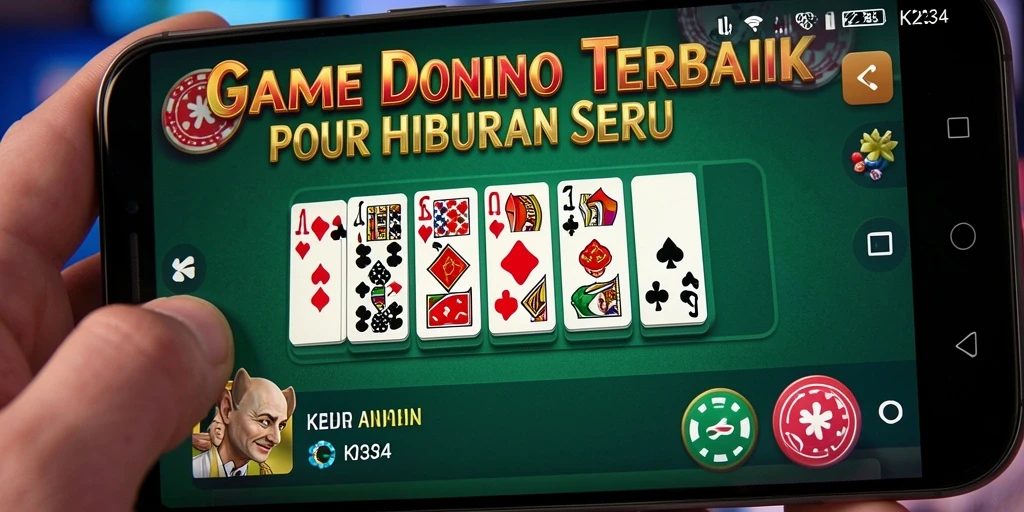 Tampilan gameplay K234 yang seru dalam permainan Domino.