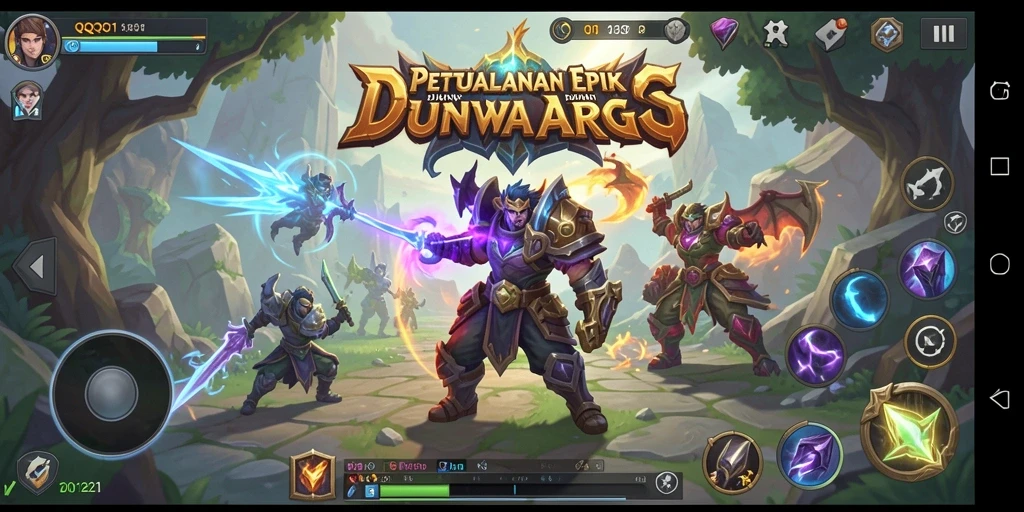 Gameplay seru dengan aksi mendebarkan dalam ARPG.